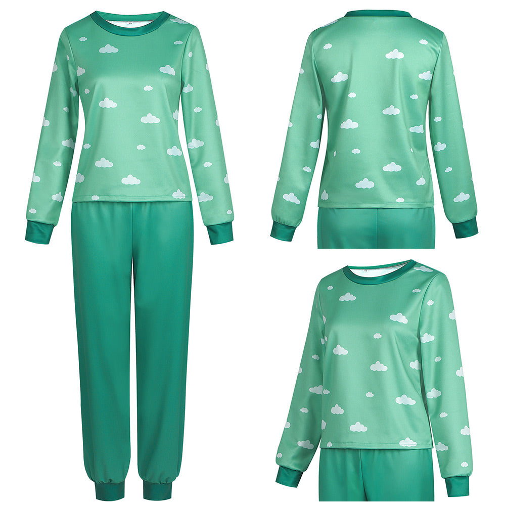 Cosplay Costume Bonnie Film Cosplay Tenue Verte Femme