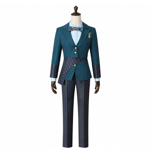 Cosplay Costume Boq Wicked Film Cosplay Tenue Verte et Grise Homme