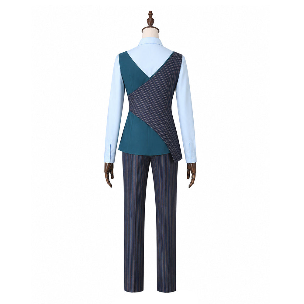 Cosplay Costume Boq Wicked Film Cosplay Tenue Verte et Grise Homme