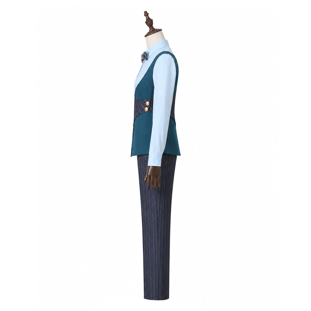 Cosplay Costume Boq Wicked Film Cosplay Tenue Verte et Grise Homme