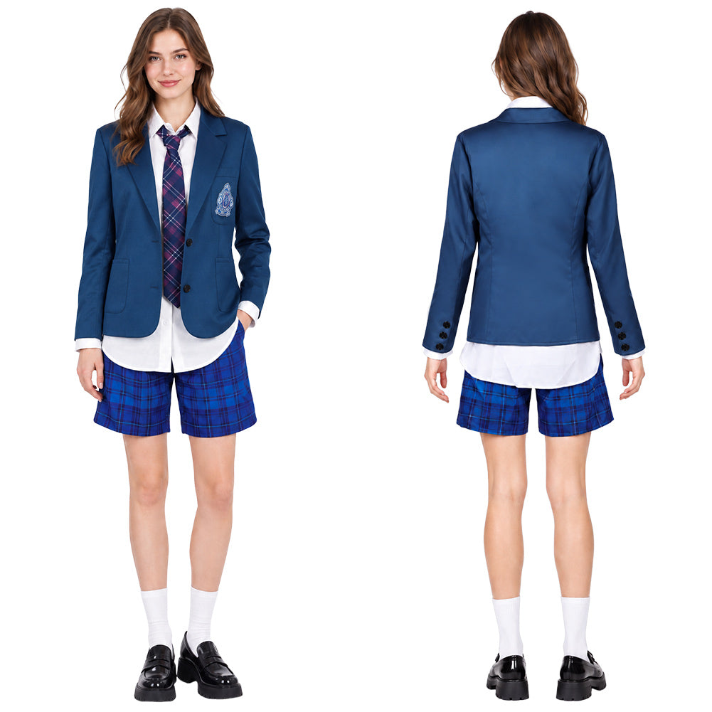 Cosplay Costume Briar Coven Academy(2026) TV Cosplay Uniforme Bleu Femme