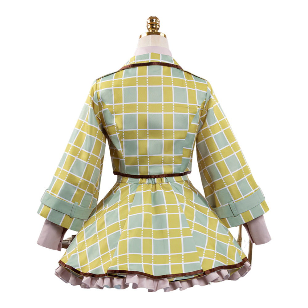 Cosplay Costume C.C. Code Geass Anime Cosplay Tenue de Détective Verte Femme