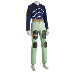 Cosplay Costume Caiman Doro He Doro 2(2026) Anime Cosplay Tenue Bleue et Verte Homme