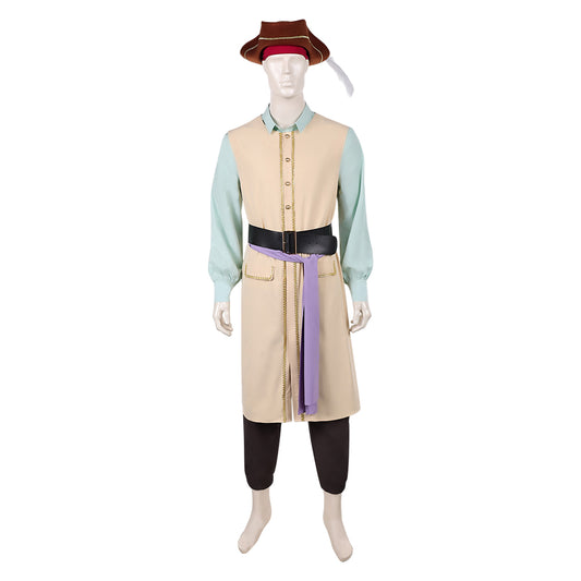 Cosplay Costume Captain Clark Backrooms(2026) Film Cosplay Tenue Beige et Verte Homme