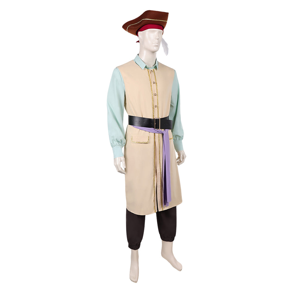 Cosplay Costume Captain Clark Backrooms(2026) Film Cosplay Tenue Beige et Verte Homme