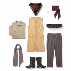 Cosplay Costume Captain Clark Backrooms(2026) Film Cosplay Tenue Beige Homme