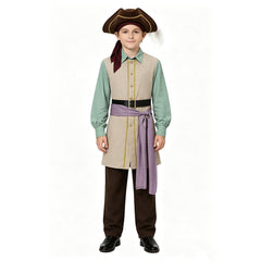 Cosplay Costume Captain Clark Backrooms(2026) Film Cosplay Tenue Verte Enfant