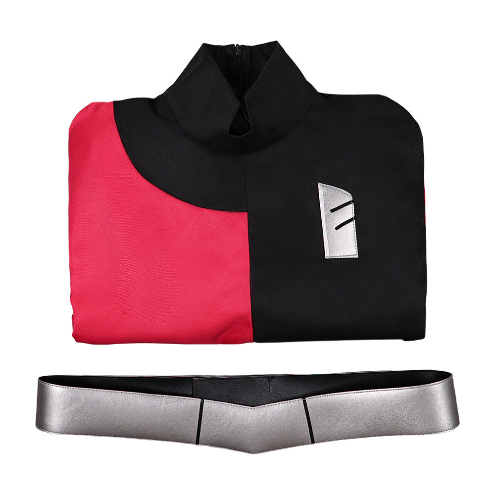 Cosplay Costume Captain Invincible 4(2026) TV Cosplay Combinaison Rouge et Noire Homme