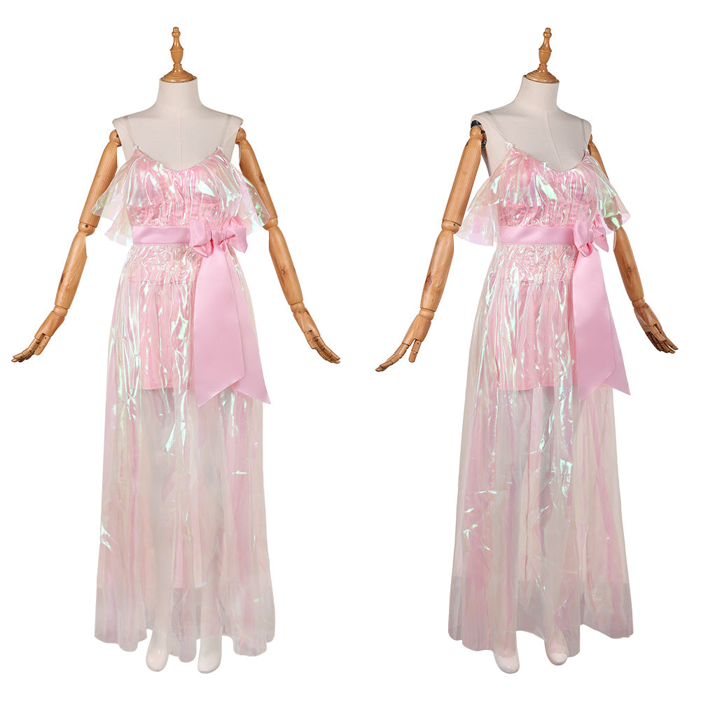 Cosplay Costume Catherine Earnshaw Les Hauts de Hurlevent(2026) Film Cosplay Robe Rose Femme