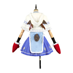 Cosplay Costume Christmas Rem RE0(2026) Anime Cosplay Tenue de Noël Bleue Femme