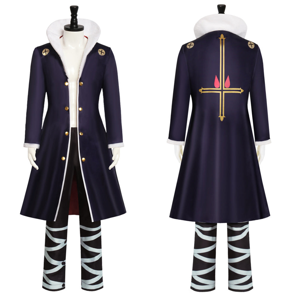 Cosplay Costume Chrollo Lucilfer Hunter x Hunter Anime Cosplay Tenue Noire Homme