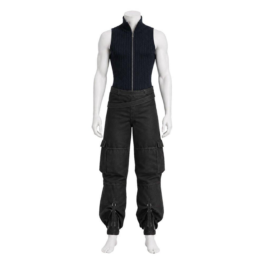 Cosplay Costume Cloud Final Fantasy Jeu Cosplay Tenue Noire Homme