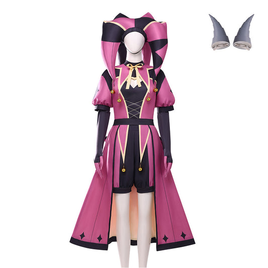 Cosplay Costume Columbine The Freak Circus Jeu Cosplay Tenue Rose Femme
