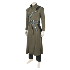 Cosplay Costume Corlys Velaryon The Sea Snake House of the Dragon 3(2026) Tenue Médiévale Verte Homme