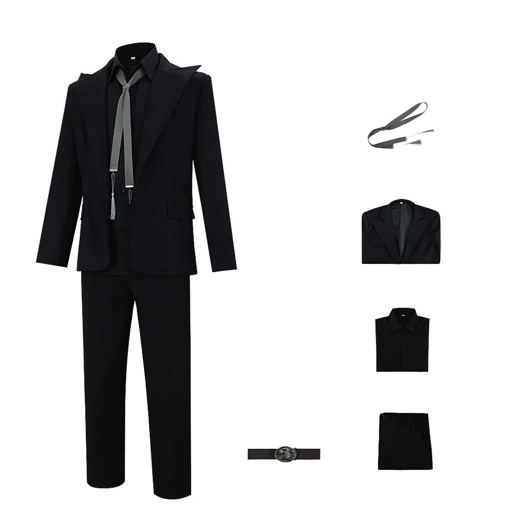 Cosplay Costume Crowley Good Omens 3(2026) Film Cosplay Tenue Noire Homme
