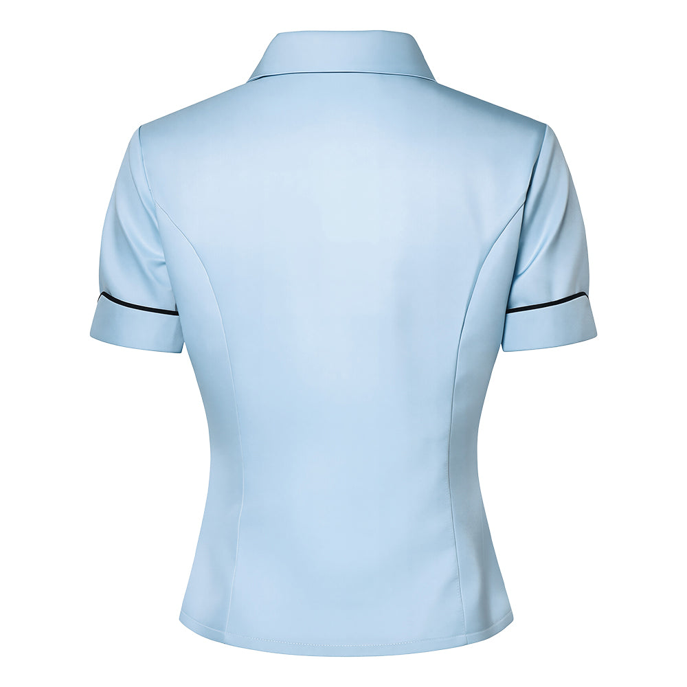 Cosplay Costume Daehan Uniforme Scolaire Teach You a Lesson(2026) TV Cosplay Chemise Bleue Femme