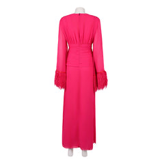 Cosplay Costume Deborah Vance Hacks 5(2026) TV Cosplay Robe Rose Femme