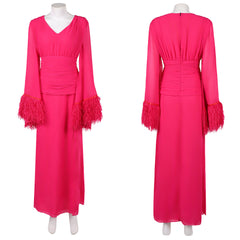 Cosplay Costume Deborah Vance Hacks 5(2026) TV Cosplay Robe Rose Femme