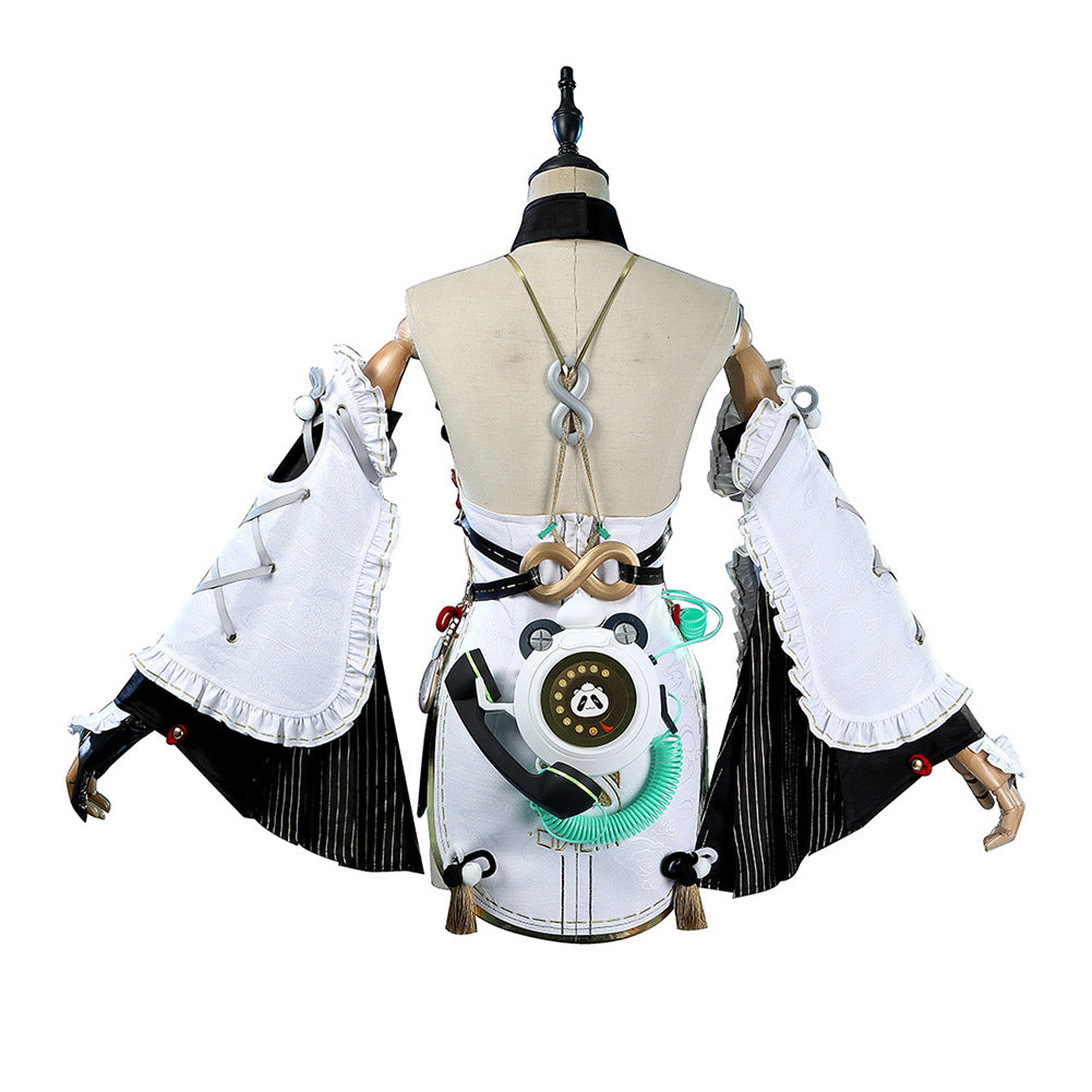 Cosplay Costume Dialyn Zenless Zone Zero Jeu Cosplay Robe Blanche Femme