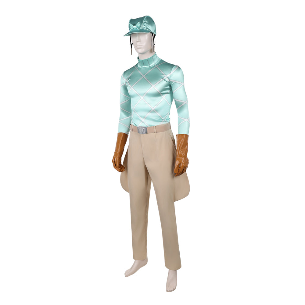 Cosplay Costume Diego Brando JJBA 7(2026) Anime Cosplay Tenue Verte et Marron Homme