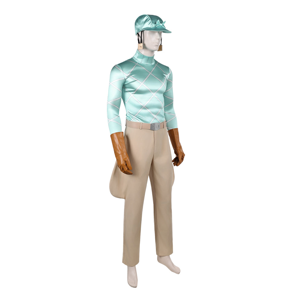Cosplay Costume Diego Brando JJBA 7(2026) Anime Cosplay Tenue Verte et Marron Homme