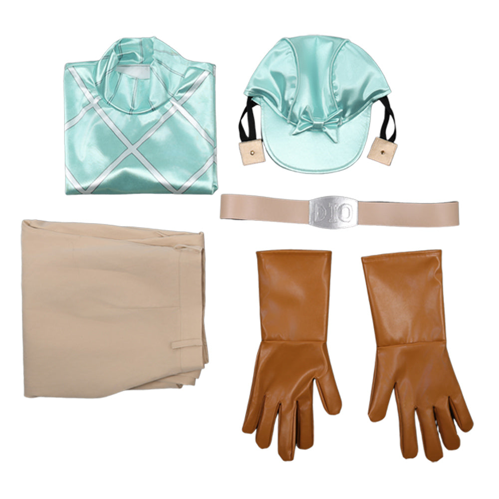 Cosplay Costume Diego Brando JJBA 7(2026) Anime Cosplay Tenue Verte et Marron Homme