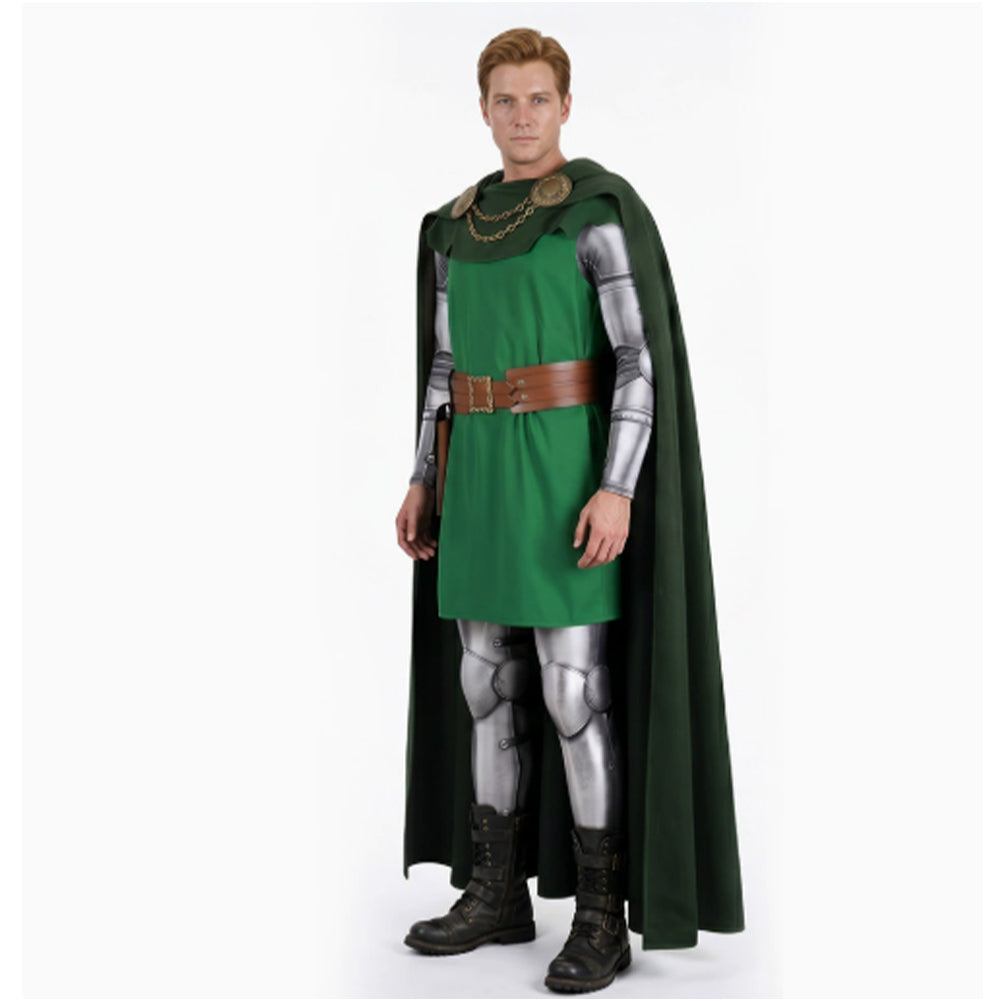 Cosplay Costume Doctor Doom Avengers: Doomsday(2026) Film Cosplay Tenue Verte Homme