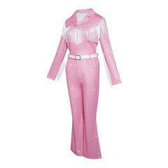 Cosplay Costume Dolly Parton Jake Farris Rhinestone(1984) Film Cosplay Tenue Rose Femme