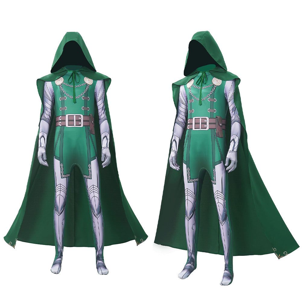 Cosplay Costume Dr.Doom Avengers 5(2026) Film Cosplay Combinaison Verte Homme