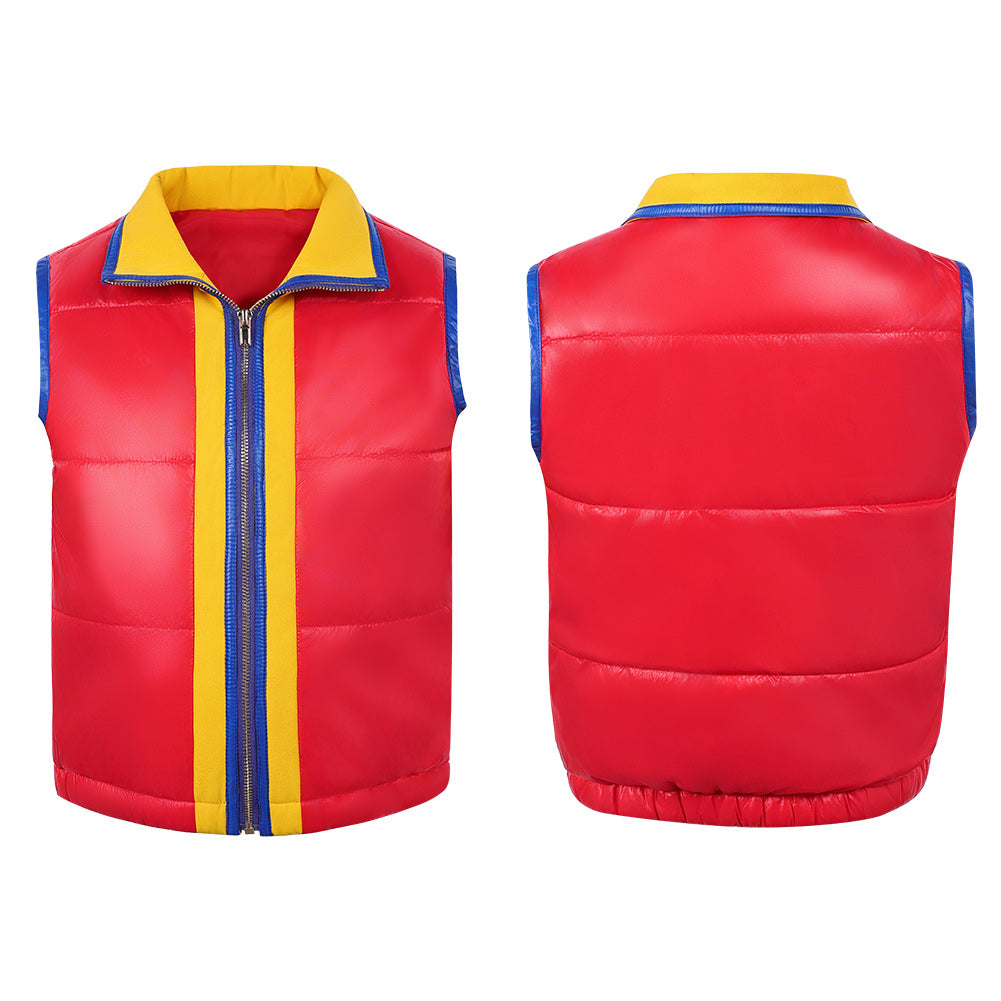 Cosplay Costume Dustin Henderson Stranger Things: Tales from '85(2026) TV Cosplay Gilet Rouge Enfant