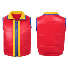 Cosplay Costume Dustin Henderson Stranger Things: Tales from '85(2026) TV Cosplay Gilet Rouge Enfant