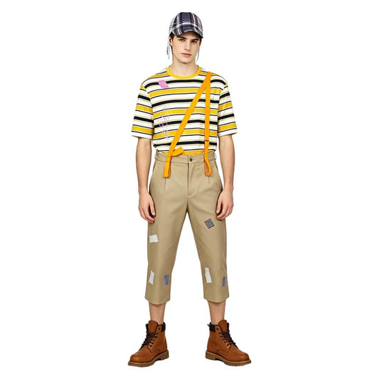 Cosplay Costume El Chavo Le Garçon du Huitième TV Cosplay Tenue Jaune Homme