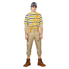 Cosplay Costume El Chavo Le Garçon du Huitième TV Cosplay Tenue Jaune Homme