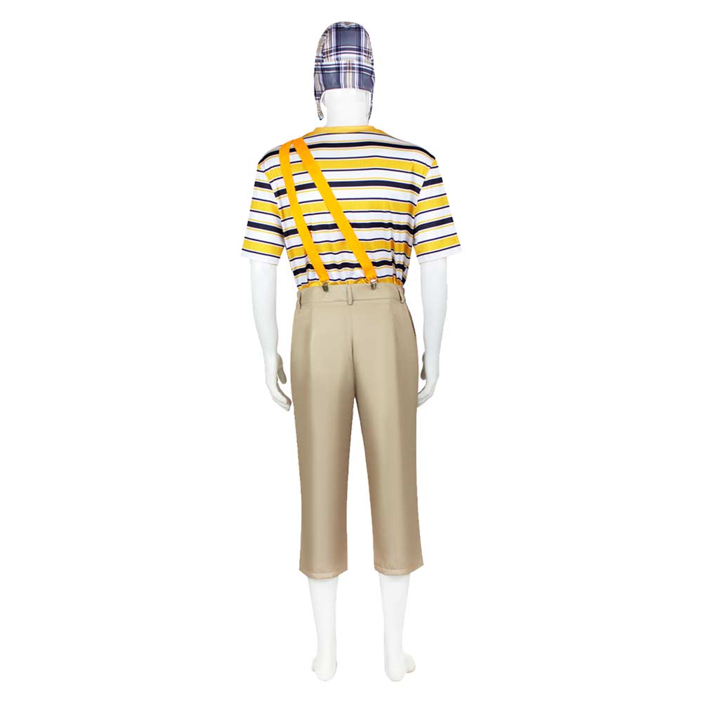 Cosplay Costume El Chavo Le Garçon du Huitième TV Cosplay Tenue Jaune Homme