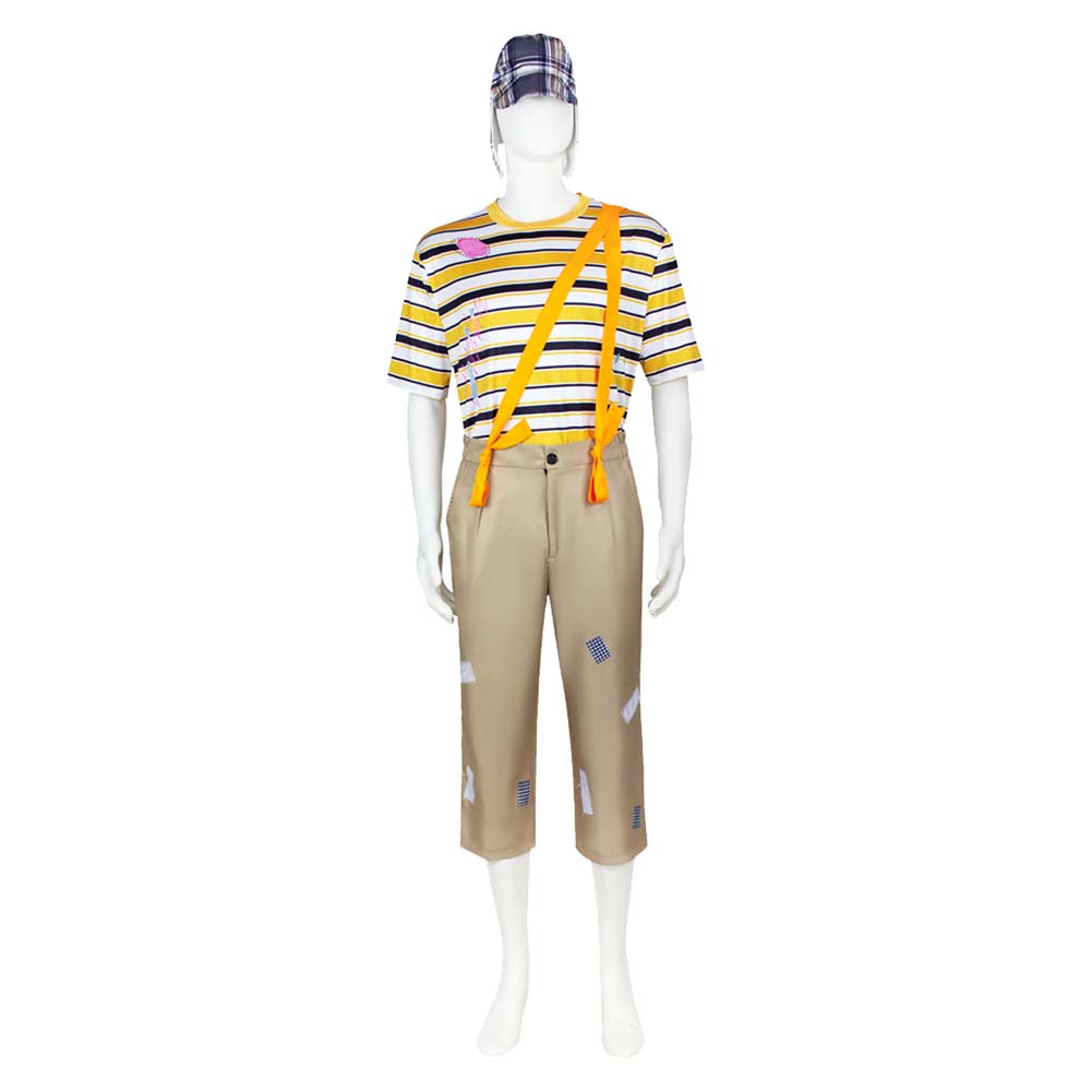 Cosplay Costume El Chavo Le Garçon du Huitième TV Cosplay Tenue Jaune Homme