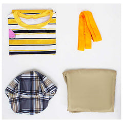 Cosplay Costume El Chavo Le Garçon du Huitième TV Cosplay Tenue Jaune Homme