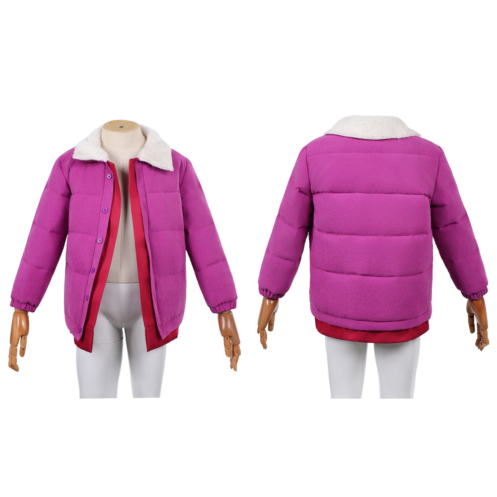Cosplay Costume Eleven Stranger Things: Tales from '85(2026) TV Cosplay Veste Violette Femme