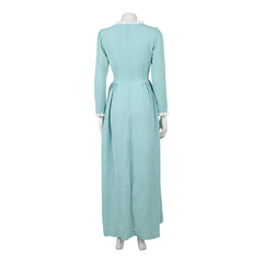 Cosplay Costume Elizabeth Swann Pirates of The Caribbean Film Robe Verte Femme