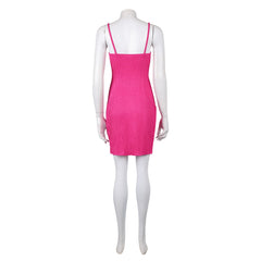 Cosplay Costume Elle Woods La Revanche d'Une Blonde Film Cosplay Robe Rose Femme