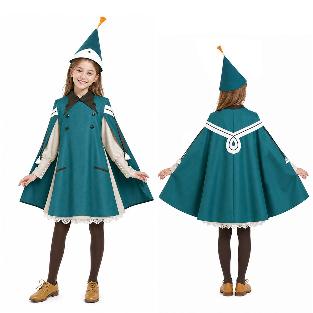 Cosplay Costume Enfant Coco Tongari Boushi no Atelier(2026) Anime Cosplay Robe Verte
