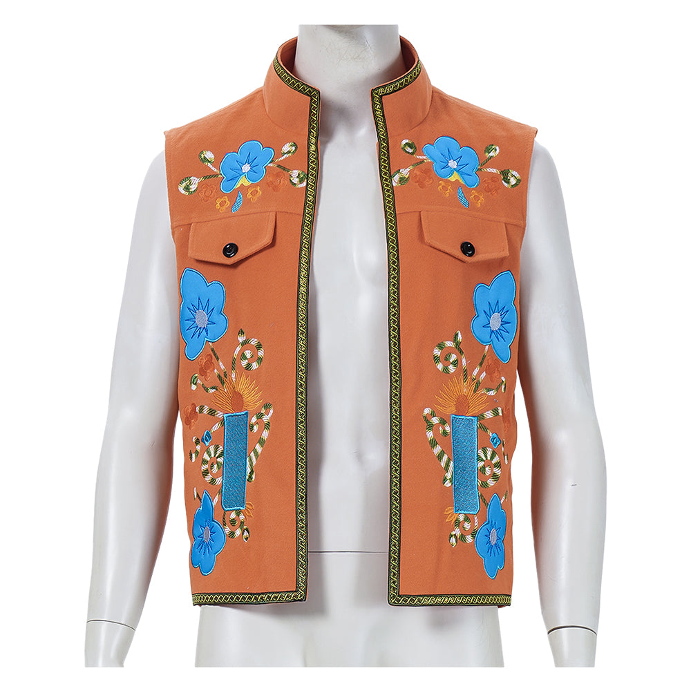 Cosplay Costume Enfant Luis Madrigal Descendants: Wicked Wonderland(2026) Film Cosplay Gilet Orange