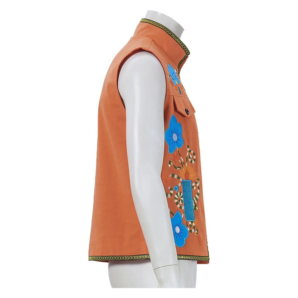 Cosplay Costume Enfant Luis Madrigal Descendants: Wicked Wonderland(2026) Film Cosplay Gilet Orange