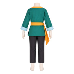 Cosplay Costume Enfant Natsuki Subaru RE0(2026) Anime Cosplay Tenue Verte et Noire Sans Cape