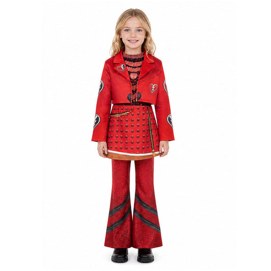 Cosplay Costume Enfant Red Descendants: Wicked Wonderland(2026) Film Cosplay Tenue Rouge
