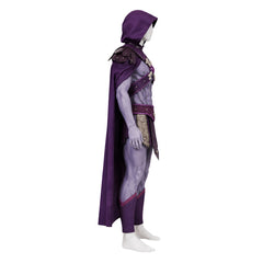 Cosplay Costume Enfant Skeleton King Les Maîtres de l'Univers(2026) Film Cosplay Combinaison Violette