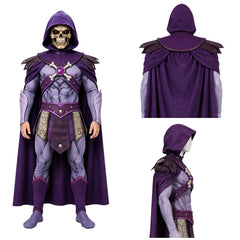 Cosplay Costume Enfant Skeleton King Les Maîtres de l'Univers(2026) Film Cosplay Combinaison Violette