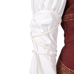 Cosplay Costume Eowyn The Lord of the Rings(2026) Film Cosplay Robe Blanche et Rouge Femme
