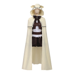 Cosplay Costume Eris Greyrat Mushoku Tensei: Jobless Reincarnation Saison 3(2026) Anime Cosplay Tenue Beige et Brune Femme