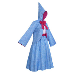 Cosplay Costume Fée Marraine Cendrillon Film Cosplay Tenue Bleue Femme