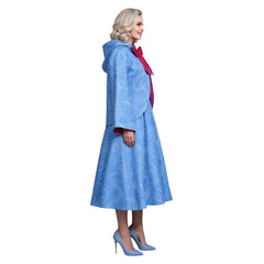 Cosplay Costume Fée Marraine Cendrillon Film Cosplay Tenue Bleue Femme